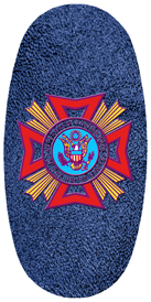 DASOV 417 SH BL VFW Shimmer Blue Background